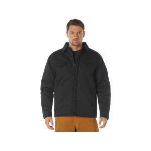 Rothco Men's Diamond Quilted Jacket Black 2XL