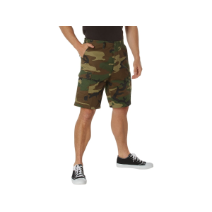 Rothco Men's BDU Shorts Woodland Camo 2XL
