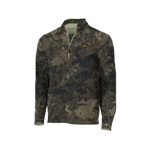 Muddy Outdoors Men's DV8 Quest Midweight Quarter Zip Shirt Veil Canyon Gray XL