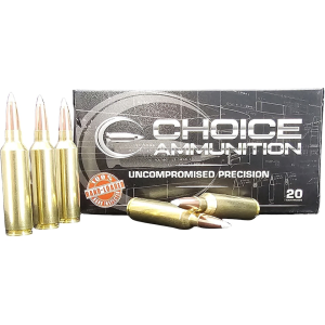 Choice 7mm Winchester Short Magnum (WSM) Ammo 160 Grain Nosler AccuBond Polymer Tip Box of 20 - Choice Ammunition