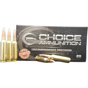 Choice 25 Creedmoor Ammo 110 Grain Nosler AccuBond Polymer Tip Box of 20 - Choice Ammunition