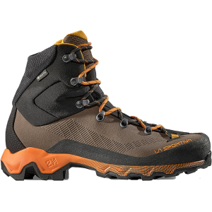 La Sportiva Men's Aequilibrium Trek GTX Waterproof Hunting Boots Leather Chocolate/Papaya 8 D