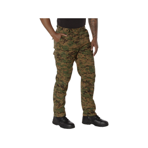 Rothco Men's Tactical BDU Pants Woodland Digital Camo 2XL