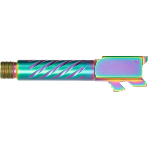 Ballistic Advantage Threaded Barrel for Glock 26 Gen 3-5 9mm Luger Iridescent Spiral Fluted - Ballistic Advantage
