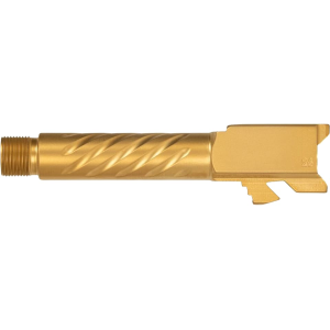 Ballistic Advantage Threaded Barrel for Glock 26 Gen 3-5 9mm Luger Gold Spiral Fluted - Ballistic Advantage