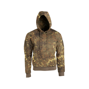 Mil-Tec Men's Tactical Hoodie Flecktarn Camo Large