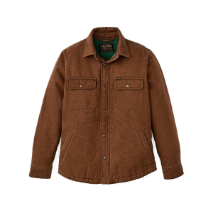 Filson Men's Fleece Lined Shirt Jacket Brown Medium - Filson