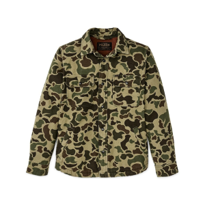 Filson Men's Fleece Lined Shirt Jacket Tundra Shrub Camo XL - Filson