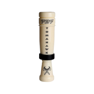 737 Tomahawk Cutdown Duck Call Ivory/Black Anodized