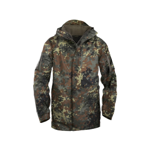 Mil-Tec Men's Wet Weather Gen II Jacket Flecktarn Camo 2XL