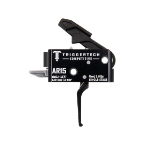 TriggerTech Competitive AR-15, AR-10 Single Stage Trigger Flat Black