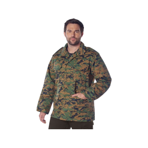 Rothco Men's M-65 Field Jacket Woodland Digital Camo XL