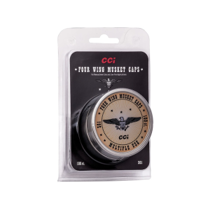 CCI Four Wing #301 Musket Percussion Caps Box of 5000 (5 Boxes of 1000) - Cci