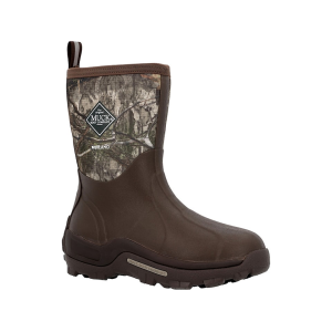 Muck Boots Wetland 12" Rubber Boots Brown/Mossy Oak Country DNA Men's 14 D