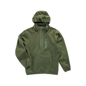 Burlebo Men's Duke Tech Quarter Zip Hoodie Mallard Green Medium