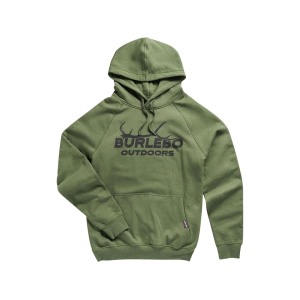 Burlebo Men's Fleece Elk Horn Hoodie Olive XL