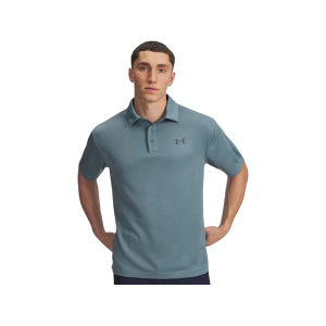 Under Armour Men's Tech Polo Jasper Blue/Pitch Gray Large
