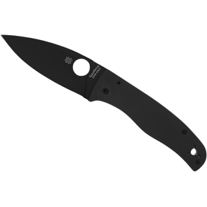Spyderco Bodacious Pocket Knife 3.66" Drop Point CPM S30V Black Blade G-10 Handle Black