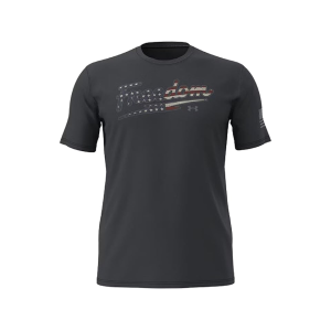 Under Armour Men's Freedom Verbiage Short Sleeve T Shirt Anthracite/Titan Gray 2XL