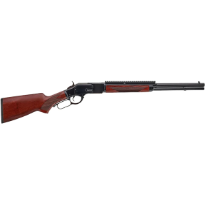 Uberti 1873 Short Hunter Lever Action Rifle 44 Remington Magnum 20" Blued Barrel Blued Frame Walnut Field Stock