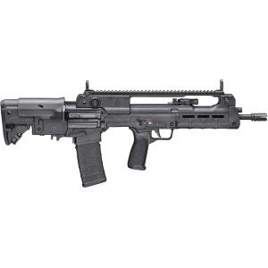 Springfield Armory Hellion Semi Automatic Rifle 5.56x45mm NATO 16" Melonite Black Threaded Barrel Black Frame Black Bullpup Stock