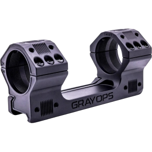 Gray Ops CNC Precision 1-Piece Picatinny Scope Mount 35mm Rings 1.260 Height