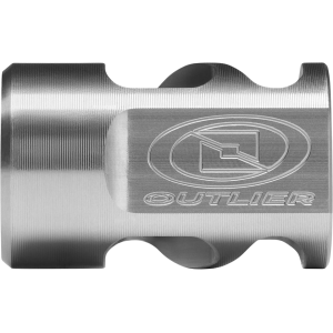 Outlier RiZero Timed Muzzle Brake 6.5 MM 1/2-28 Thread Stainless Steel