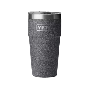 YETI Rambler 20 oz Stackable Cup with Magslider Lid Black Stone