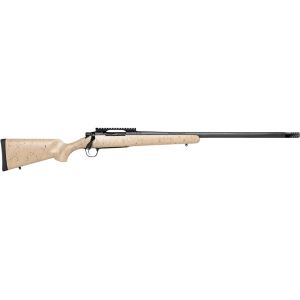 Christensen Arms Field Proof Ridgeline Bolt Action Rifle 6.5 PRC 24" Carbon Fiber Threaded Barrel Burnt Bronze Frame Tan/Black Spiderweb Field Stock - Christensen Arms