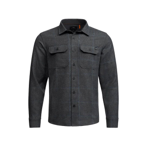 Sitka Gear Men's Hardwood Flannel Shirt Obsidian Blue Fall Plaid Large