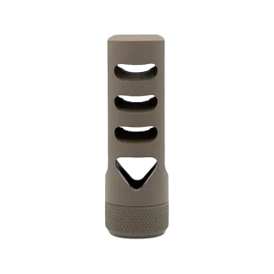 Weatherby Accubrake DST Muzzle Brake .760 1/2"-28 Thread Patriot Brown