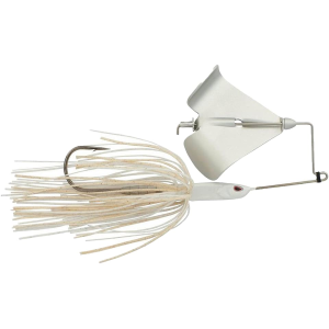 Berkley Skirted Riveter Buzzbait 1/4oz White/Silver Silver