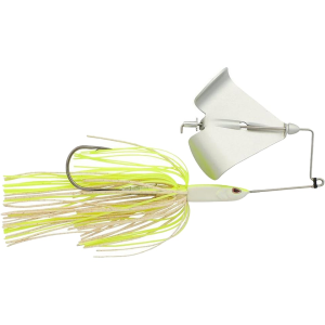 Berkley Skirted Riveter Buzzbait 1/4oz White Chartreuse Silver