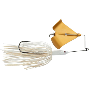 Berkley Skirted Riveter Buzzbait 3/8oz White/Gold Gold