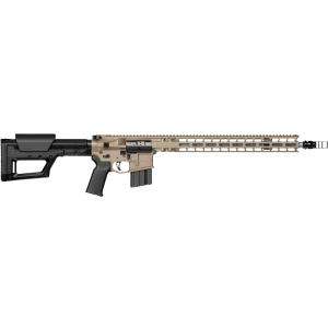 Radian Model 1 Semi Automatic Rifle 6mm Advanced Rifle Cartridge (6mm ARC) 18" Fluted Stainless Threaded Barrel Flat Dark Earth Frame Black Pistol Grip, Adjustable Cheek Piece Stock