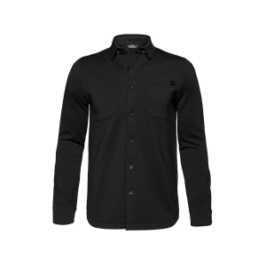 First Lite Men's Rugged Field Long Sleeve Shirt Black Medium