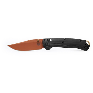 Benchmade Limited Edition Taggedout Pocket Knife 3.5" Clip Point CPM S45VN Cerakote Blade G-10 Handle Black