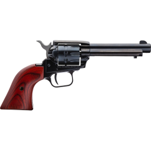 Heritage Manufacturing Inc. Rough Rider Dual Cylinder 22 Winchester Magnum Rimfire (WMR) Revolver 4.75" Black Oxide Barrel 9 Round Cocobolo Grip