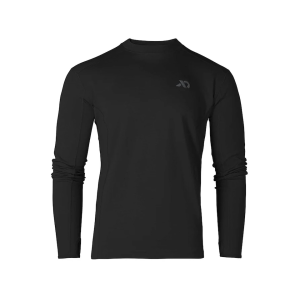 First Lite Men's Kiln Long Sleeve Base Layer Shirt Black Large