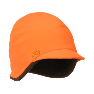First Lite Men's Tundra Brim Beanie Hunter Orange Large