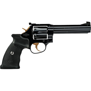 Manurhin MR73 Sport 357 Magnum Revolver 5.25" Blued Barrel 6 Round Black Grip