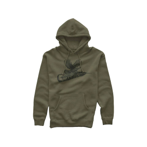 MeatEater Men's Turkey Feather Hoodie Army Medium