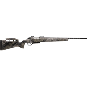 Seekins Precision Havak PH3 Pro Hunter 3 Bolt Action Rifle 6mm Creedmoor 24" Fluted Matte Threaded Barrel Black Frame Mountain Shadow Adjustable Comb Stock
