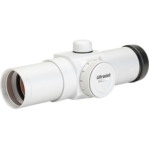 UltraDot Gen2 Red Dot Sight 1" Tube 1x 2 MOA Dot with Weaver-Style Rings Silver Satin