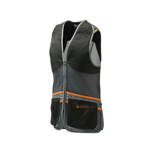 Beretta Men's Full Mesh Shooting Vest Black/Gray 2XL