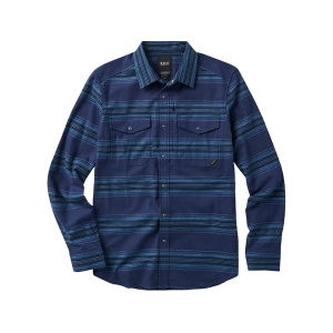 5.11 Men's Austin Flannel Shirt Pacific Navy Stripe Medium