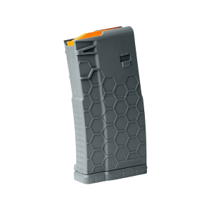 Hexmag POLYHEX2 Magazine LR-308, SR-25, AR-10 Restricted 10-Round Gray