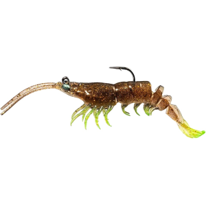 Z-Man Prawn Starz 2.5" Shrimp Rootbeer Chartreuse