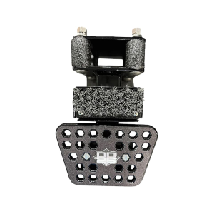 DD26 Fishing Access Step With Mean Clean Kick Brush Standard Black