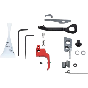 Volquartsen Pistol Competition Kit for Ruger MK IV Flat Faced Trigger Red - Volquartsen